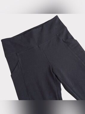 Ladies Max & Mia black leggings with pockets workout yoga pants